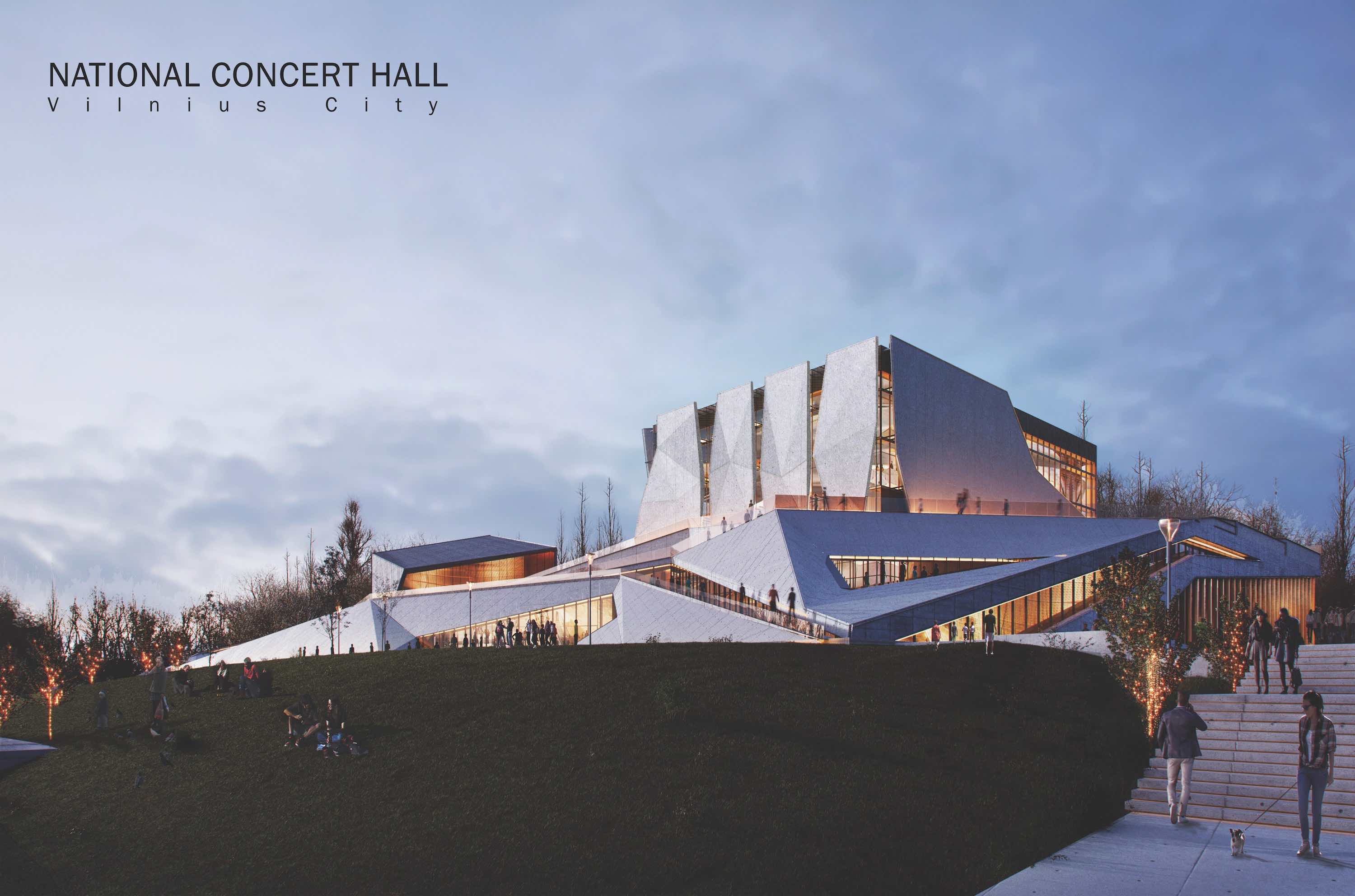 Vilnius Concert Hall in Lithuania by